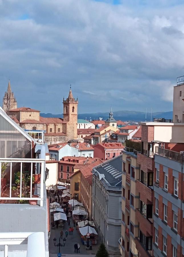 Appartement Atico Quintana I - Con Terraza, Vistas A La Ciudad, En El Centro, Con Wifi Y Garaje à Oviede Extérieur photo