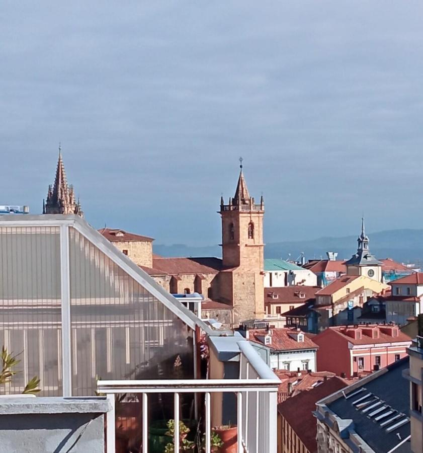 Appartement Atico Quintana I - Con Terraza, Vistas A La Ciudad, En El Centro, Con Wifi Y Garaje à Oviede Extérieur photo