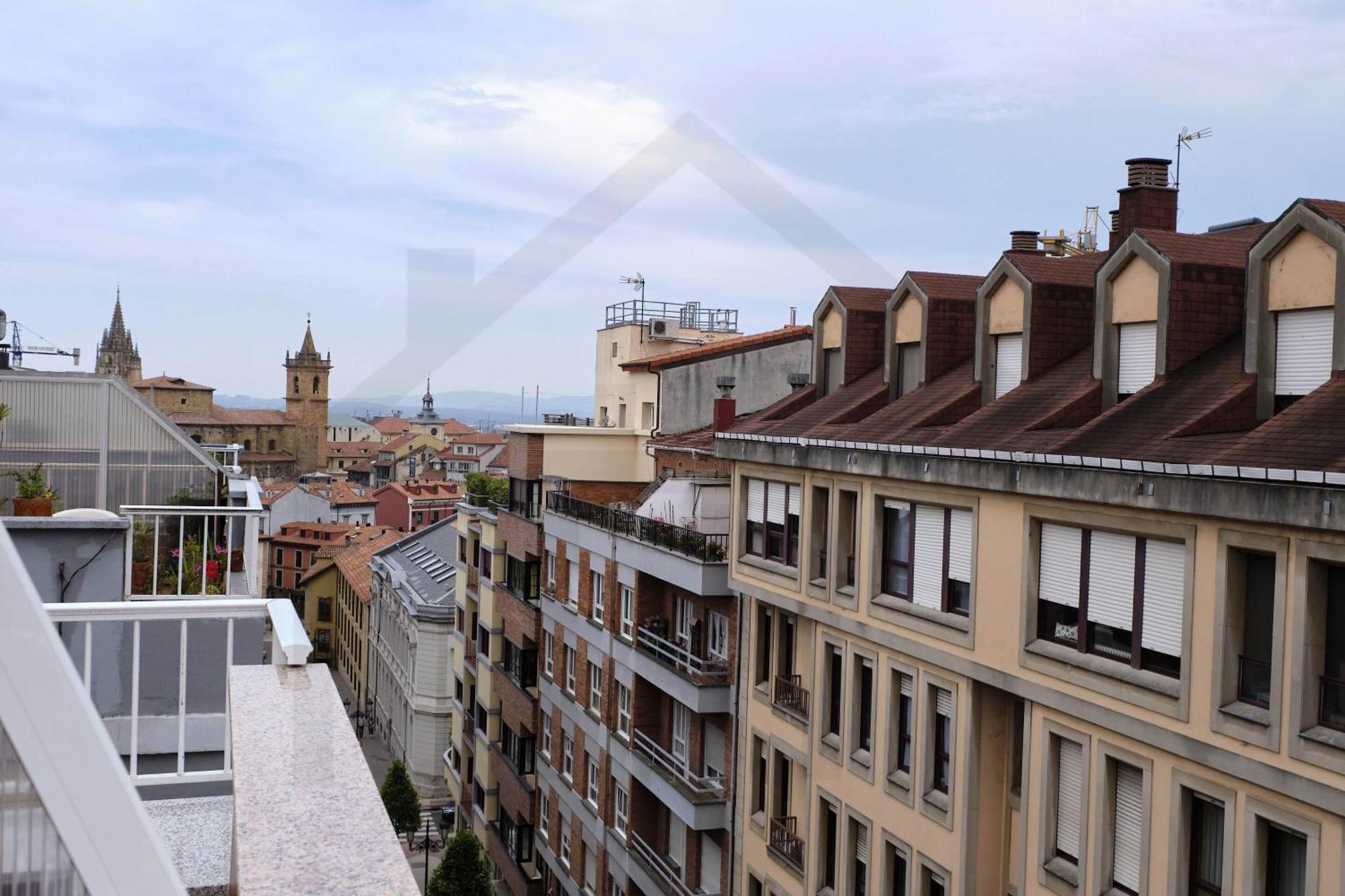 Appartement Atico Quintana I - Con Terraza, Vistas A La Ciudad, En El Centro, Con Wifi Y Garaje à Oviede Extérieur photo